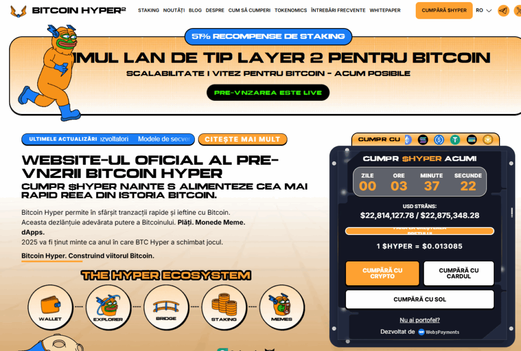 Bitcoin Hyper pre-vânzare