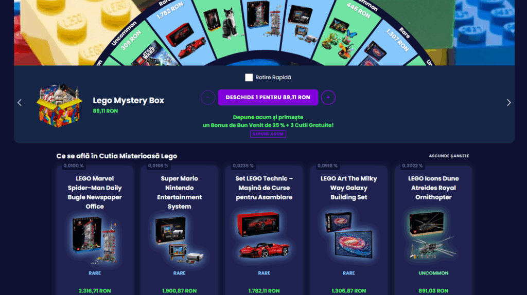 JemLit Lego mystery box