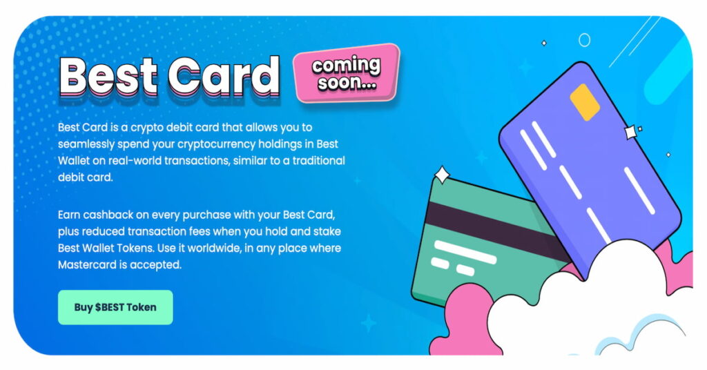 скриншот функции криптокошелька Best Wallet