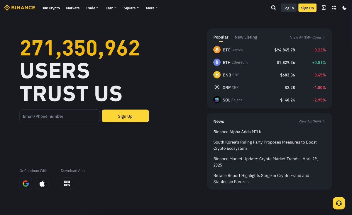 Binance najlepšia kryptoburza