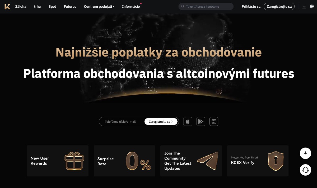 KCEX najlepšia kryptoburza