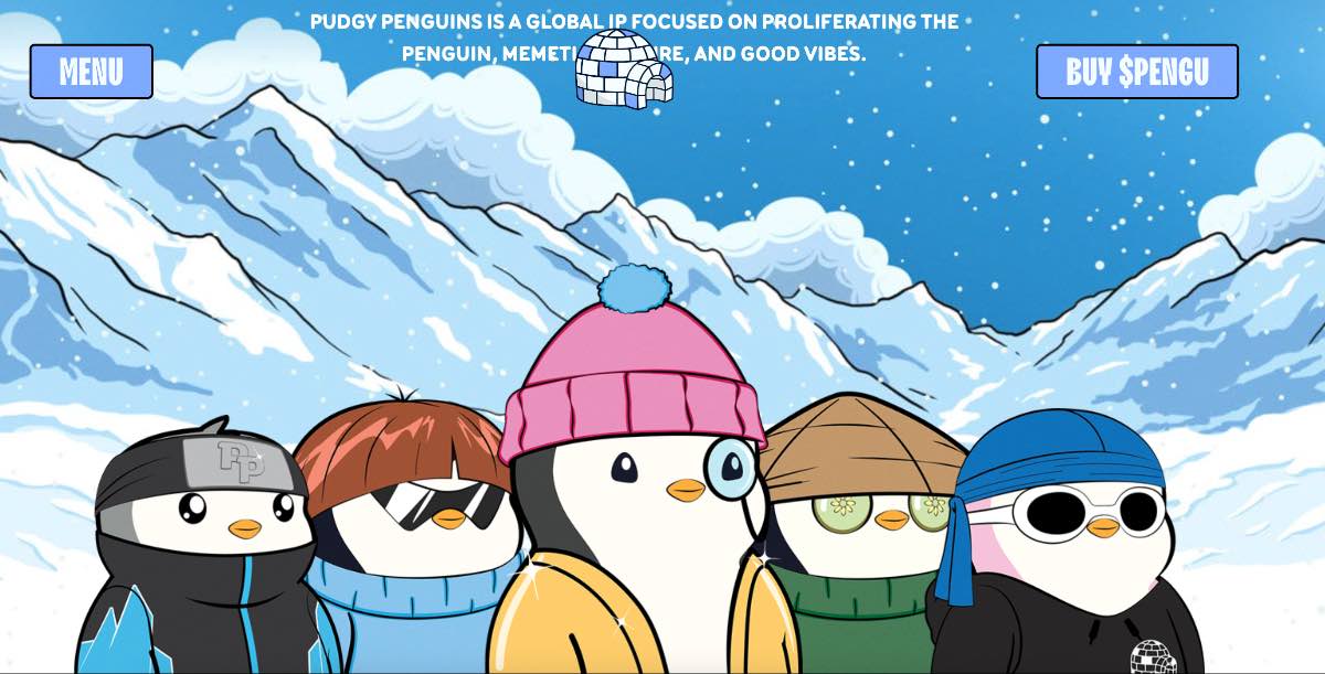Pudgy Penguins najlepšie meme coiny