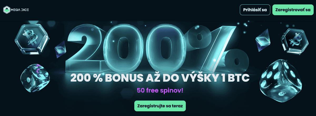 mega dice nové online kasíno
