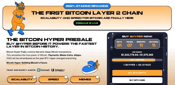 Bitcoin HYPER Trump kryptomeny