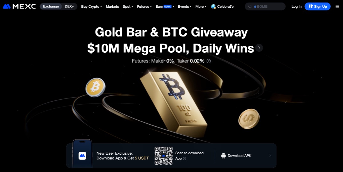 MEXC najlepšia kryptoburza finančná páka leverage