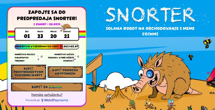 Snorter Token predpredaj SNORT