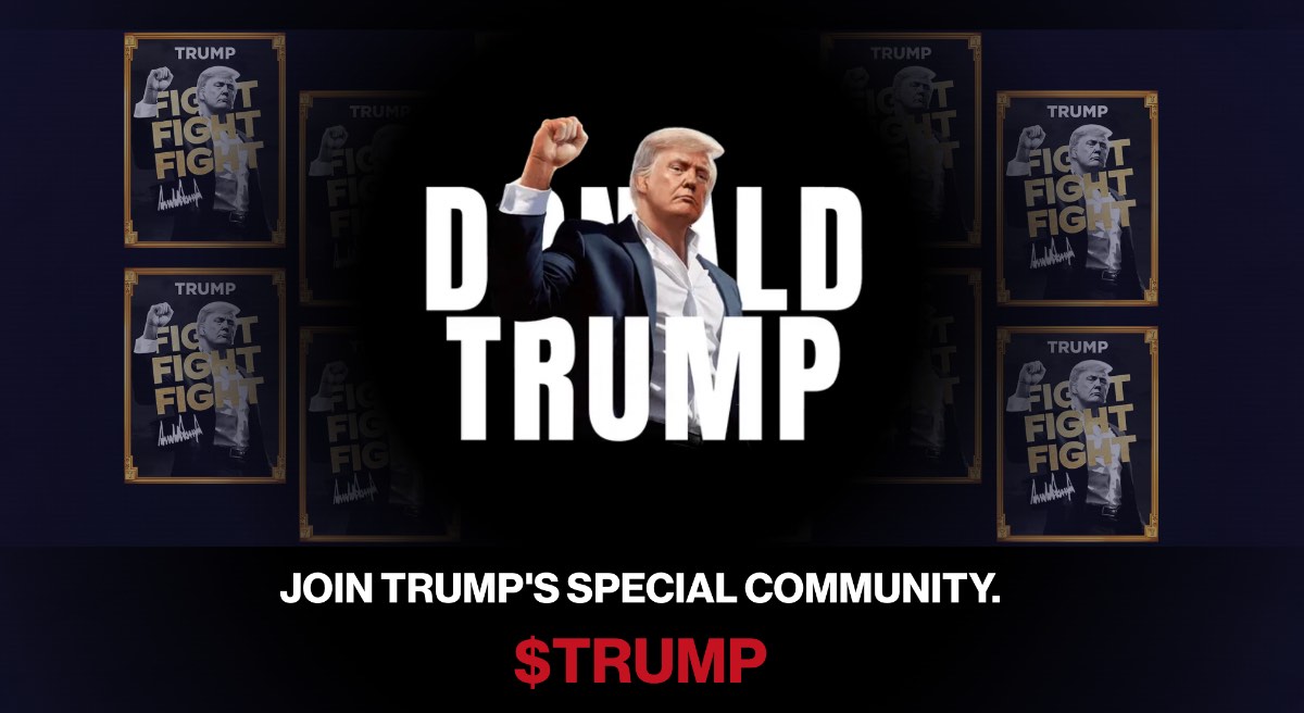 Trump token najlepšie Solana meme coiny