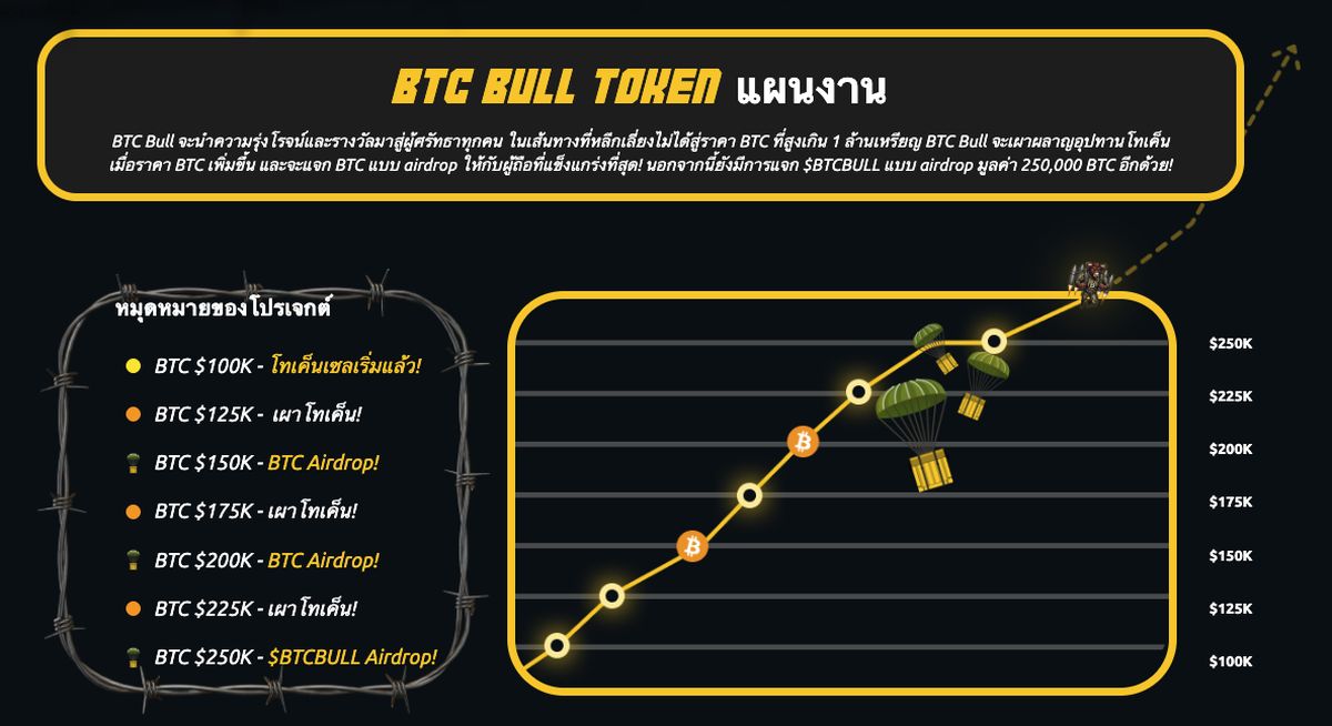 แผนงานของ BTC Bull Token