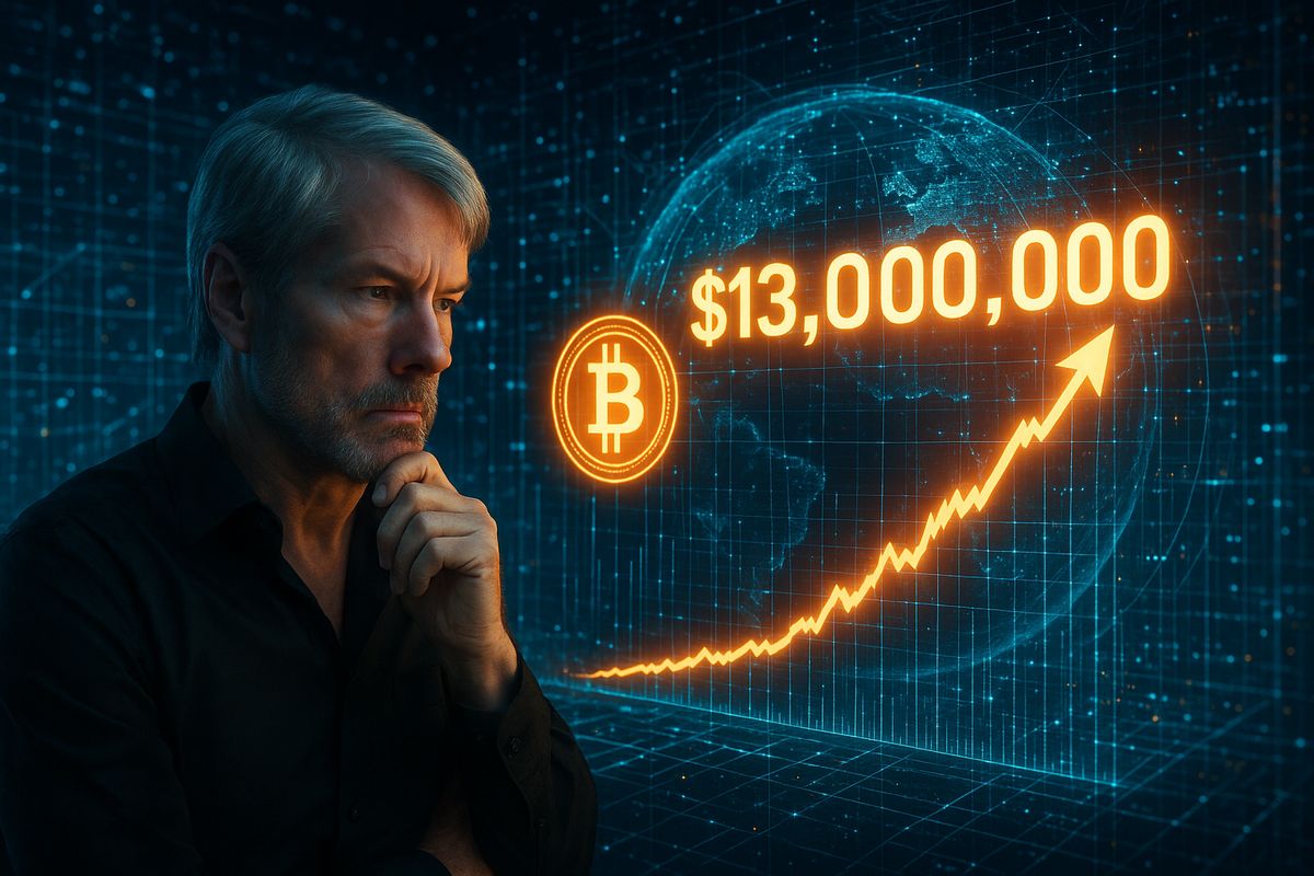 Saylor ชี้ Bitcoin จ่อพุ่ง 12,280% สู่ $13 ล้าน!
