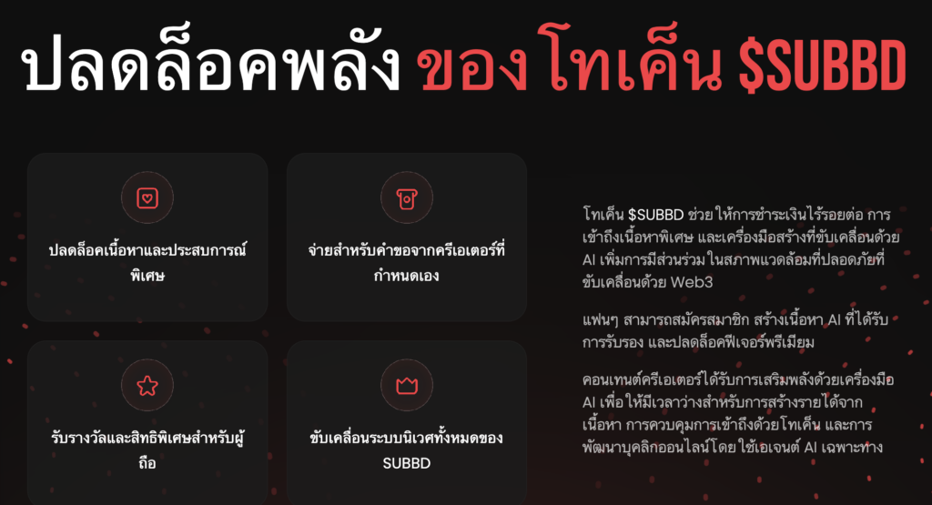 เหรียญคริปโตที่น่าลงทุน สำหรับสาย content creator