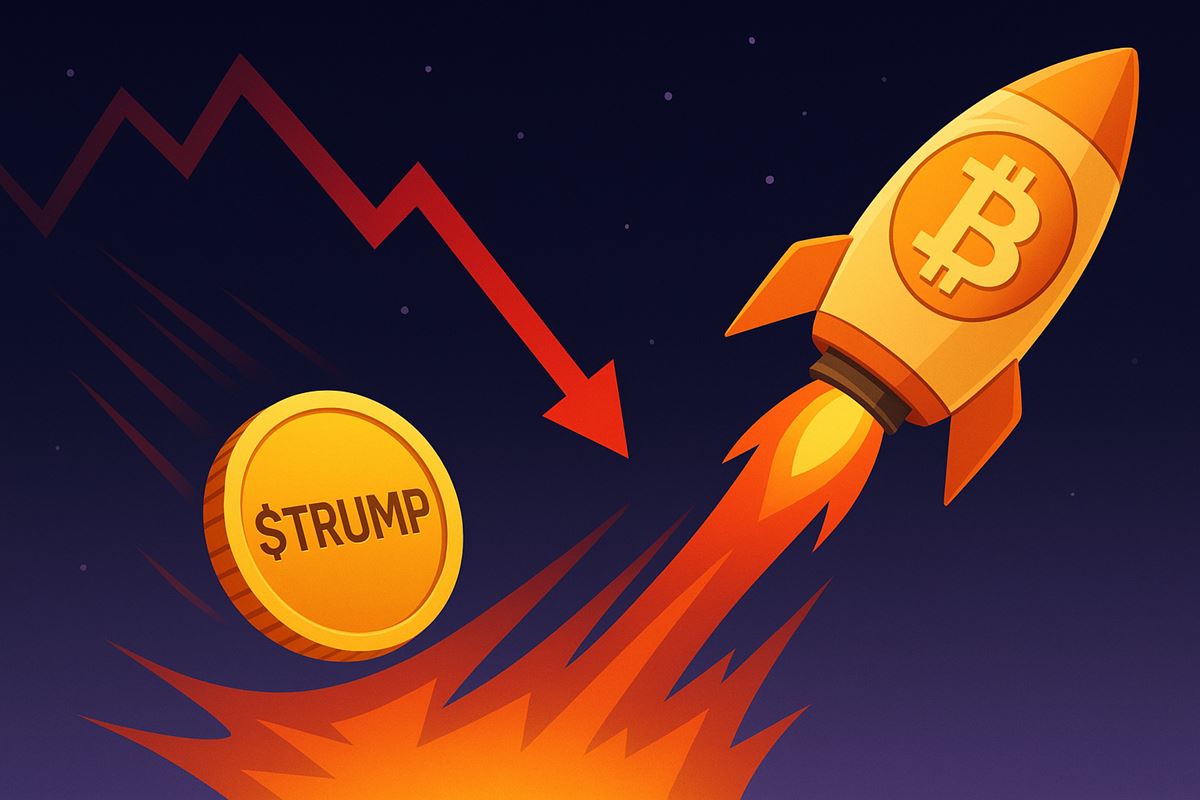 TRUMP Coin เสี่ยงทุบสถิติต่ำสุด หมดแรงหนุนจาก Bitcoin?