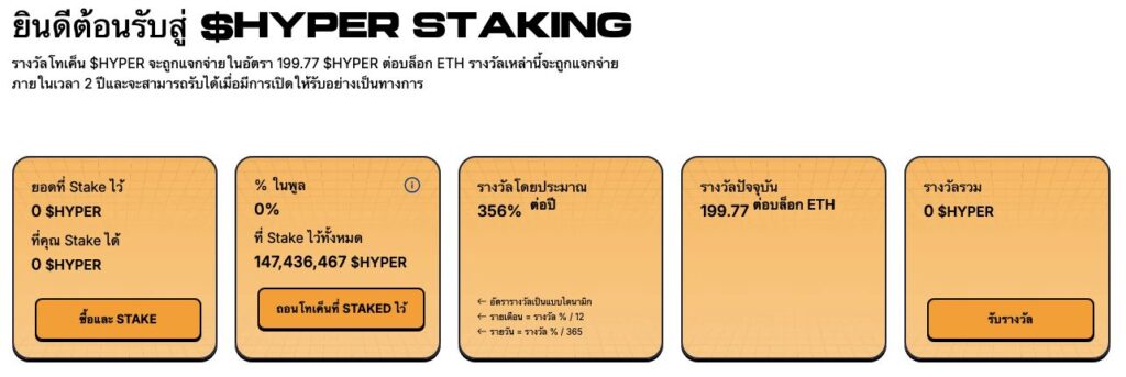 Bitcoin Hyper Staking