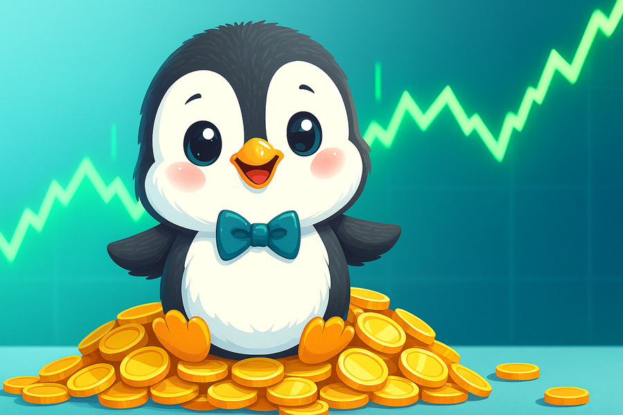 Memecoin ชื่อดัง PENGU ทะยาน 128% รับข่าวดี SEC รับคำขอตั้ง ETF