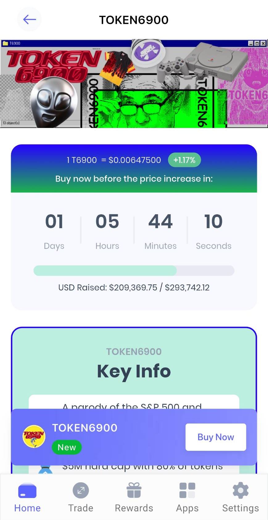 โครงการ TOKEN6900 ใน Best Wallet