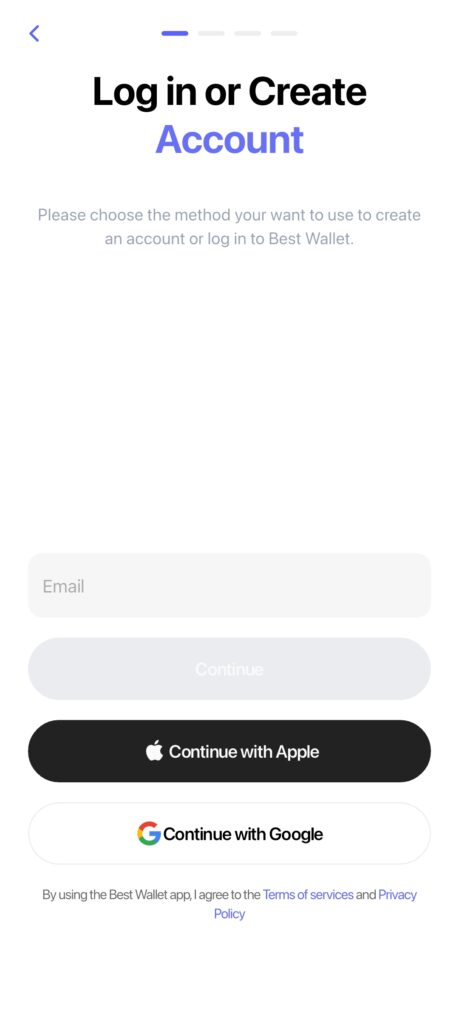 Best Wallet kurulum Adımı 3