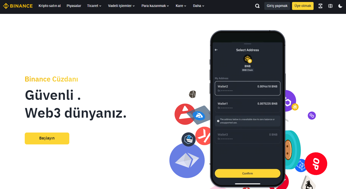 En iyi Bitcoin cüzdanı: Binance Wallet