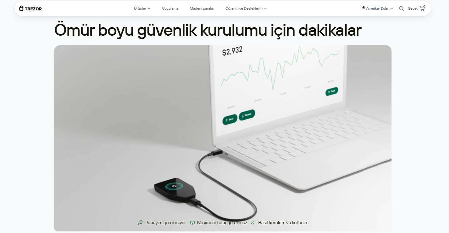 Trezor Wallet: En iyi Bitcoin Cüzdanı Alternatifi