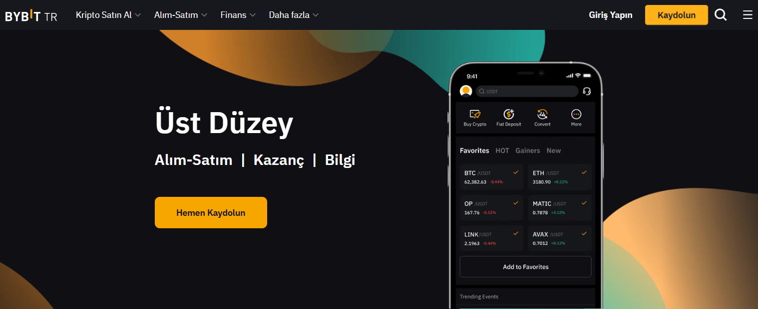 Bybit ile Sui satın alma