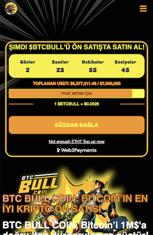 Ön satış coin BTC Bull Token