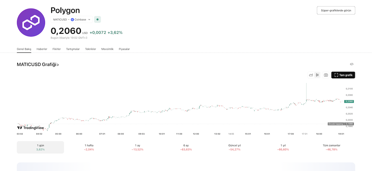 En iyi altcoinler Polygon