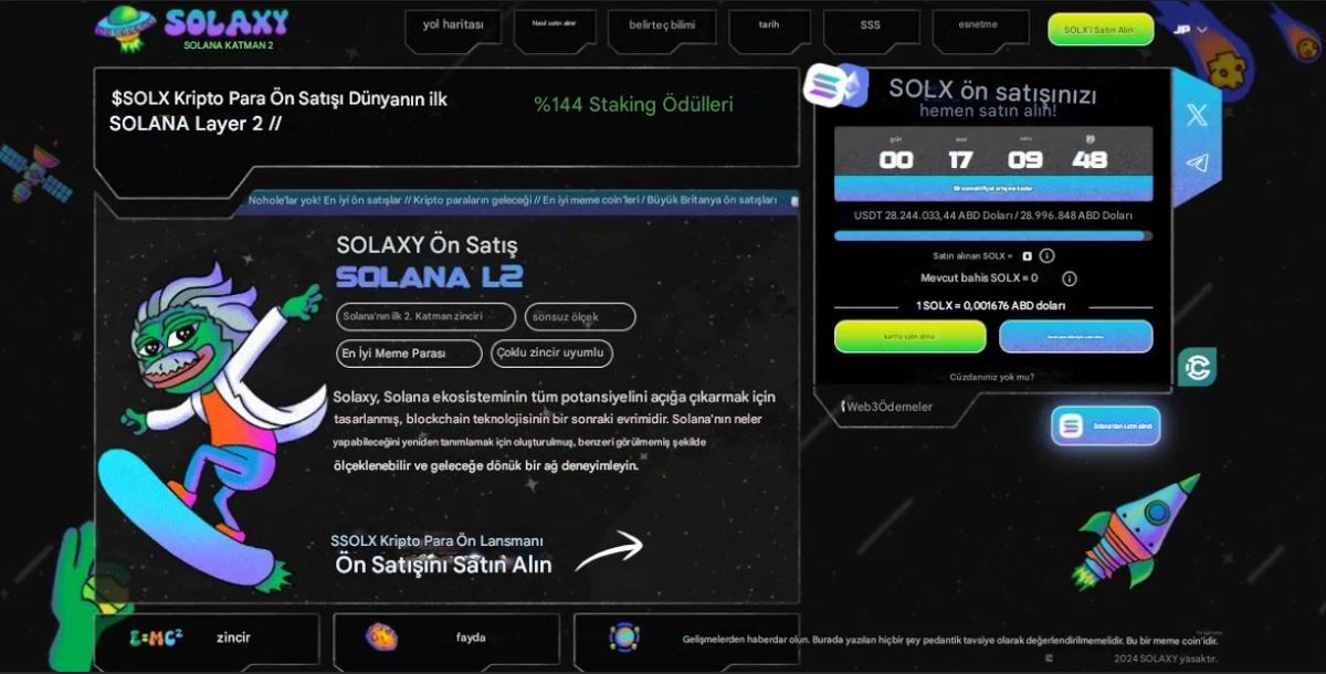 Solaxy nasıl alınır