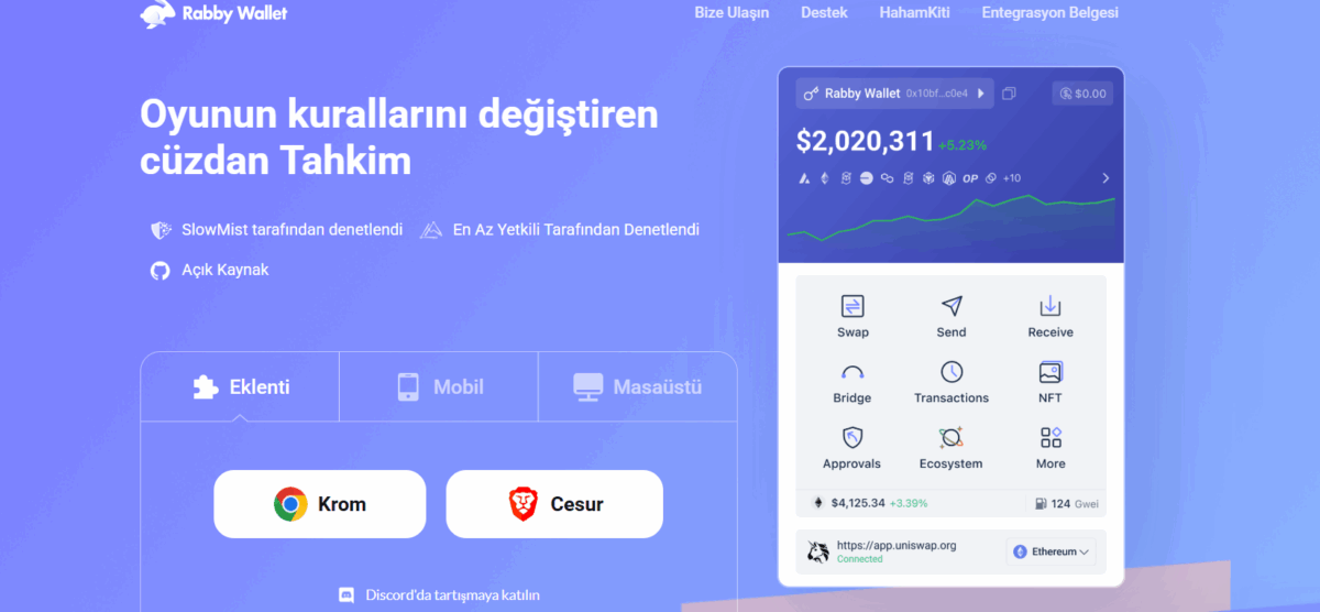 RABBY WALLET - EN İYİ ETHEREUM CÜZDANLARI