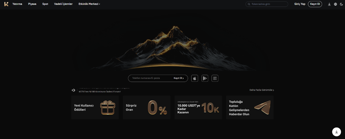 kcex - en büyük Bitcoin sitesi