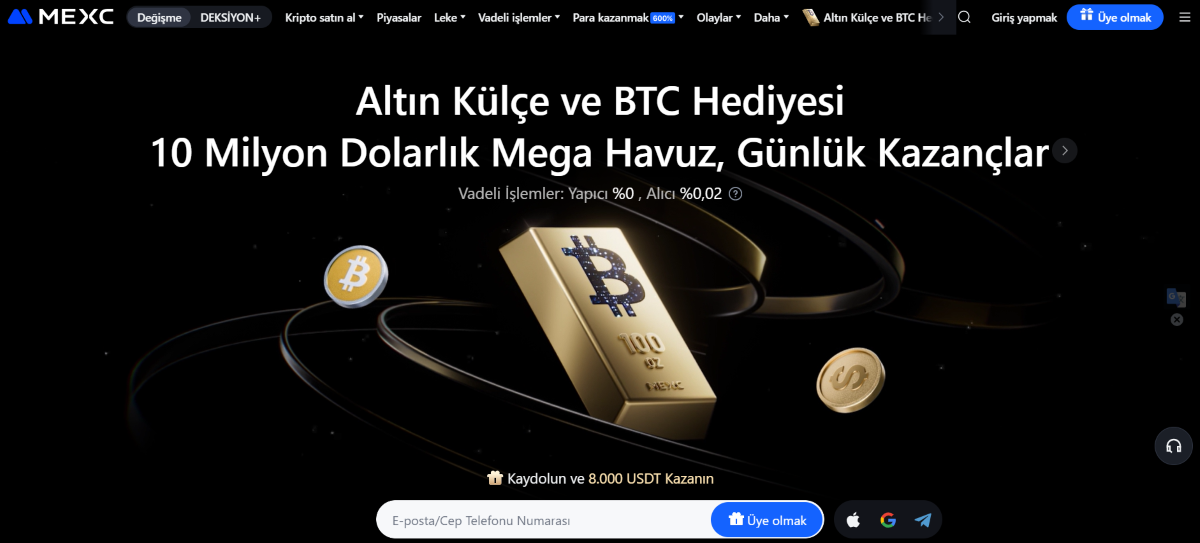 mexc - en iyi kripto borsaları