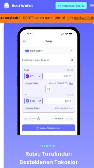 Best wallet takas nasıl yapılır