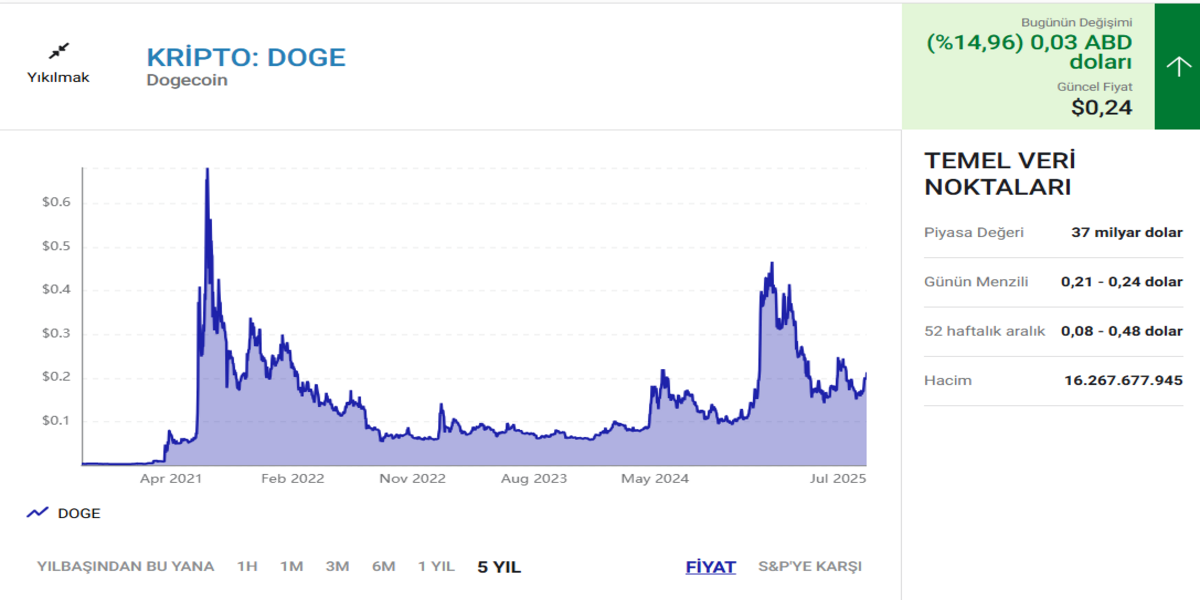Dogecoin: Eski Parıltının Gölgesinde