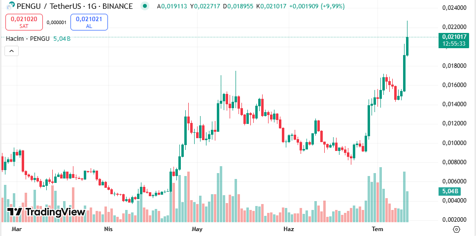 PENGU Coin Geleceği - PENGU güncel fiyat verileri