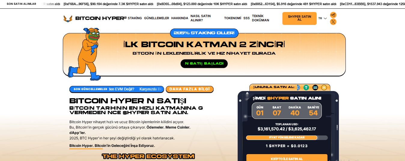 ön satış coin projleri - bitcoin hyper