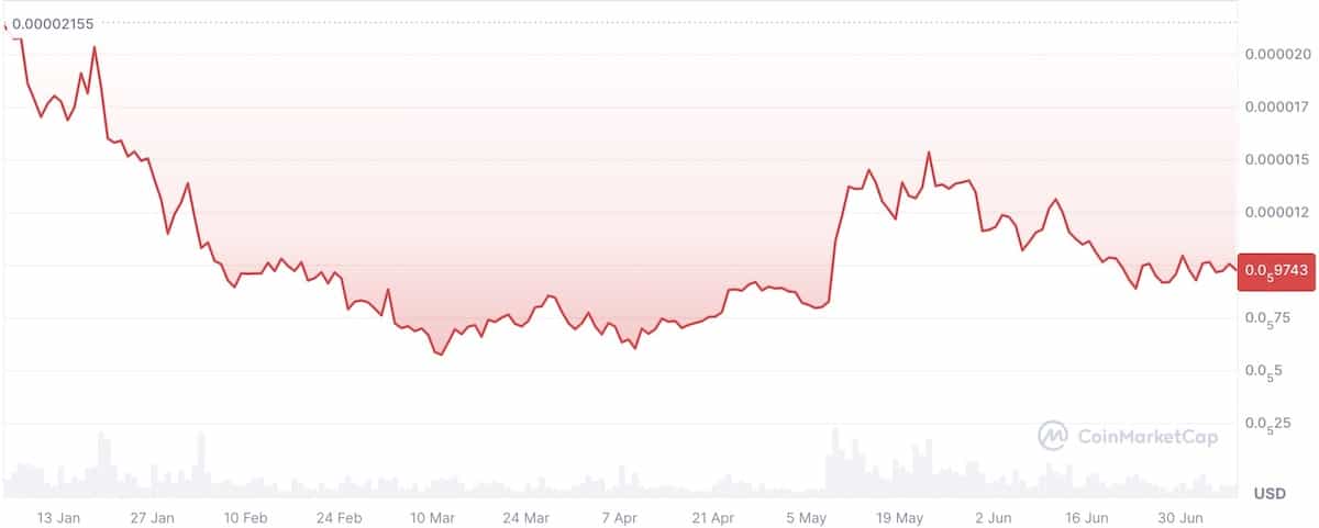 Güncel Pepe Coin fiyat tahmini içeriklerini şekillendiren 2025 yılı grafiği