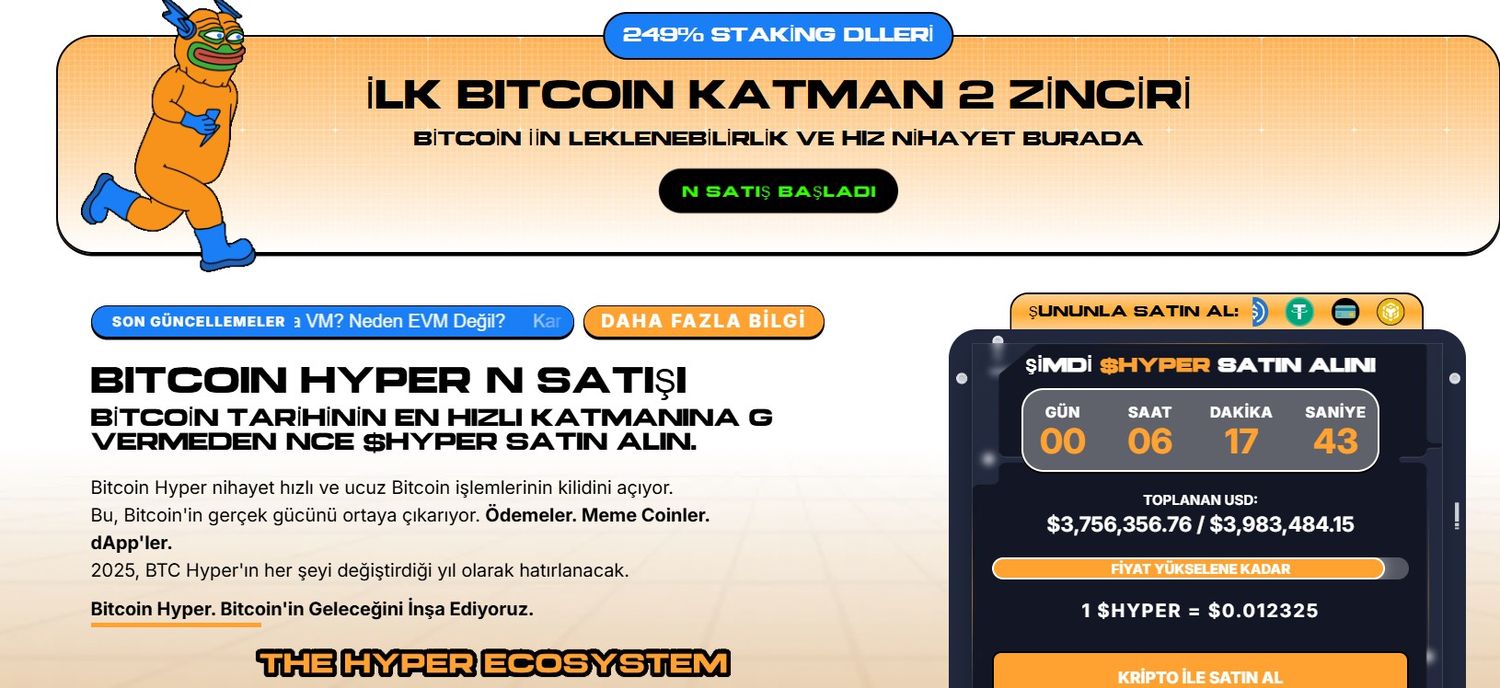 Bitcoin Hyper (HYPER): Ön Satışta Ancak Potansiyeli Büyük