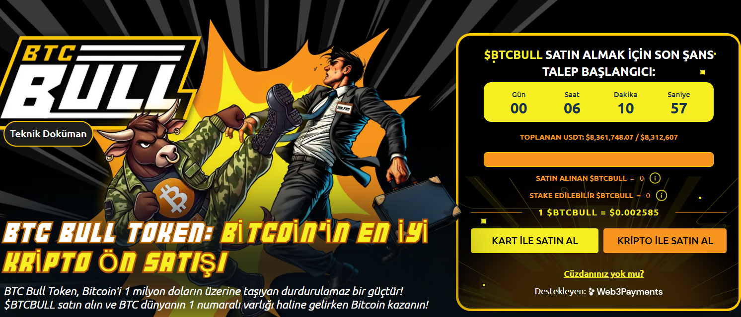 BTCBULL: Bitcoin Fiyatına Endeksli Yeni Nesil Kripto Proje