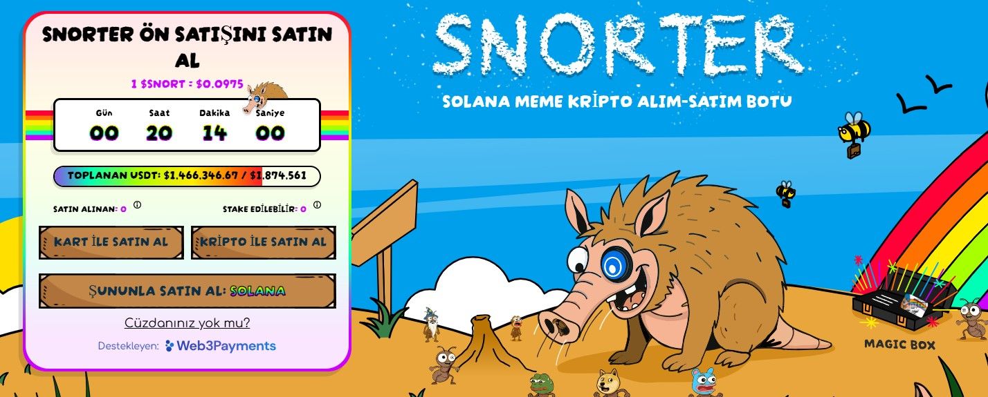 snorter ön satışı