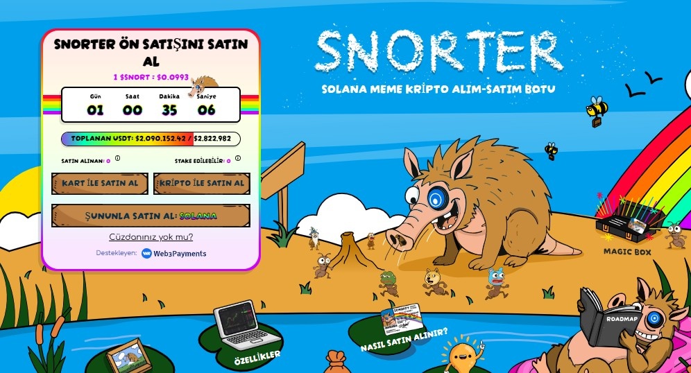 SNORTER ÖN SATIŞI