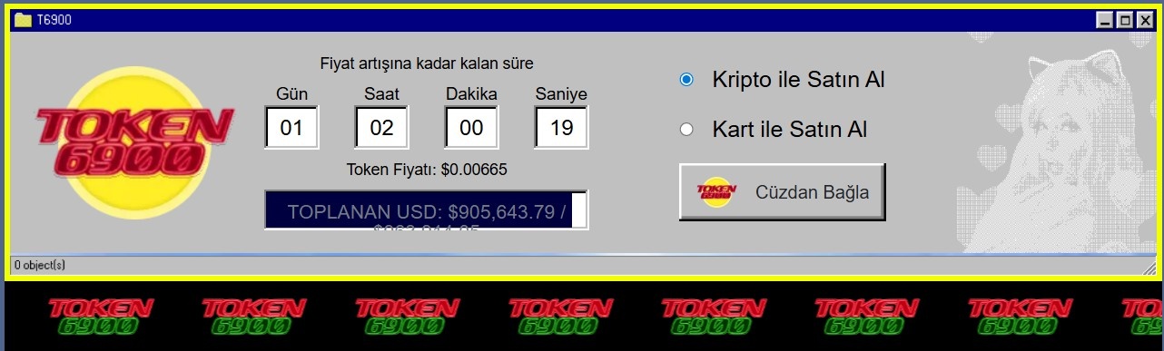 TOKEN6900 ÖN SATIŞI