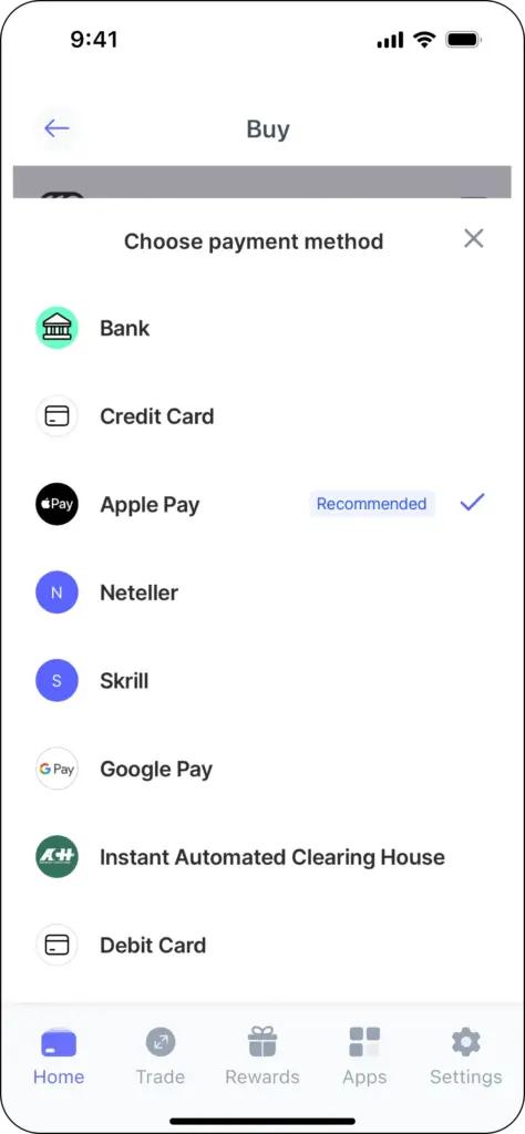 Best Wallet ile kripto satın alma yöntemleri