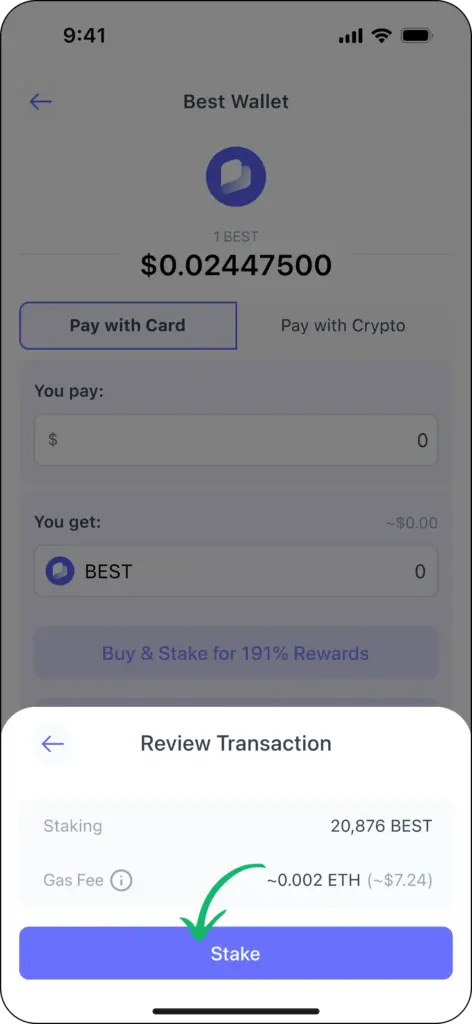 Coin nasıl stake edilir? - Best Wallet