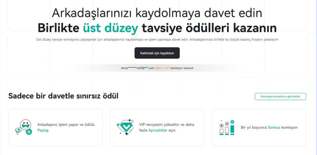 CoinEx, referans ve diğer bonuslarıyla kayıt olunca para veren borsalar listesine adını yazdırıyor