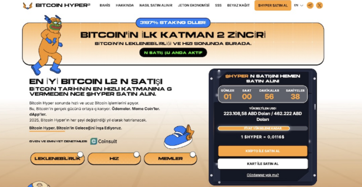 Bitcoin Hyper: Bitcoin’e Hız ve Yeni Kullanım Alanları Getiren Kripto Proje