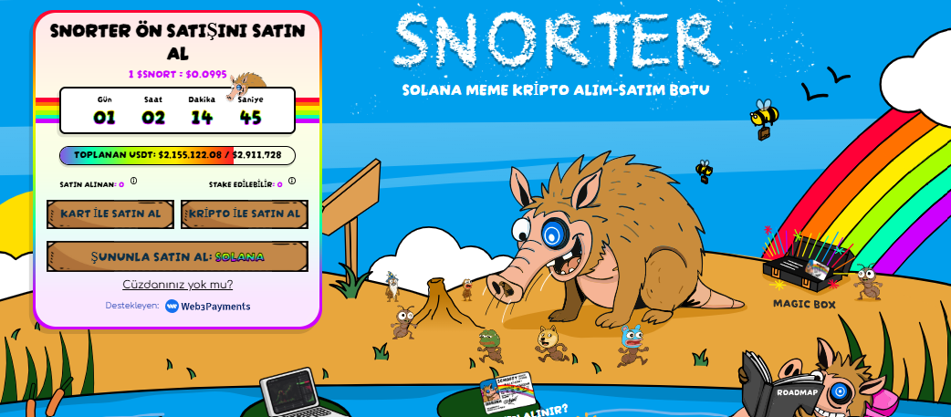 snorter ön satışı