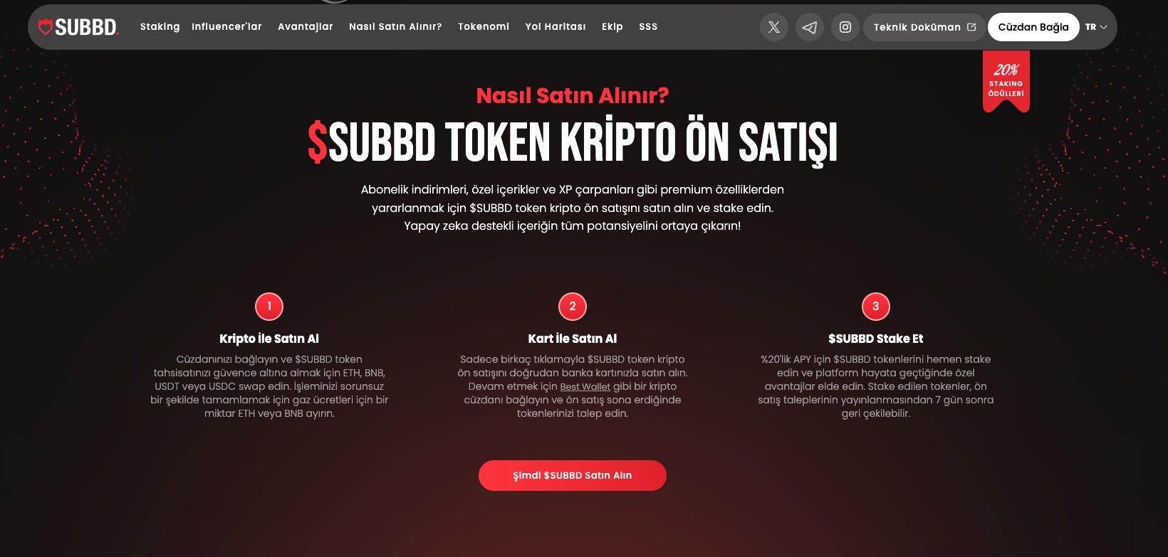 Web3 İçerik Platformu SUBBD Alma Rehberi