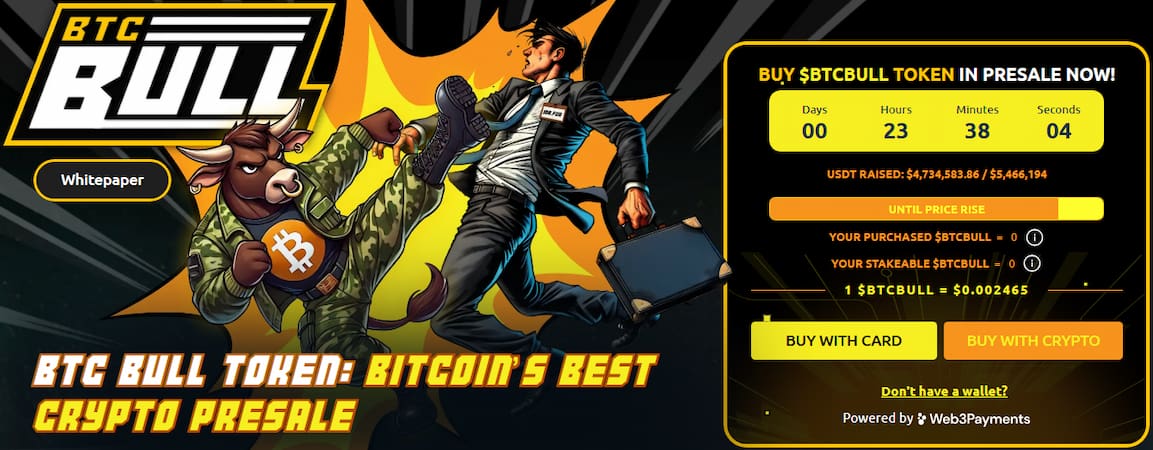 Поки Bitcoin на паузі, $BTCBULL набирає обертів – чи варто придивитися до нового токену?