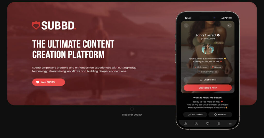 скріншот сайту проекту SUBBD