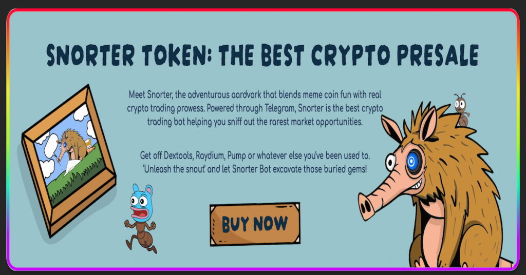 скріншот сторінки проекту Snorter Bot