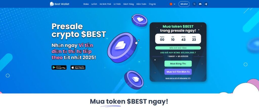 Best Wallet Token ($BEST) – Token ví đa chuỗi