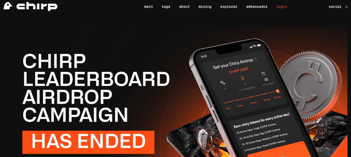 Chirp – Airdrop IoT và DePIN