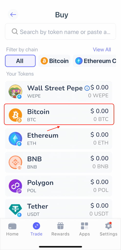 Chọn giao dịch với Bitcoin